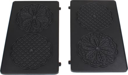 Tefal XA800712 Snack Collection - Bloemvormige wafelplaten