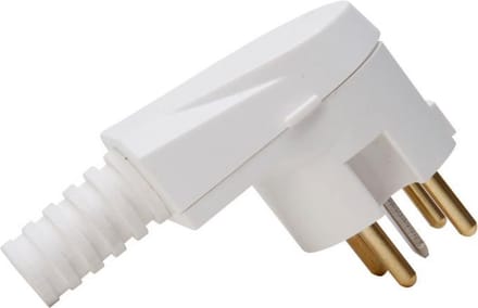 KOPP Perilex haakse stekker, 16A, 400/230V | WIT