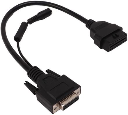 OBD I Bluetooth Conversiekabel - 16-Pin Man naar 15-Pin Vrouw Adapter voor Launch X431