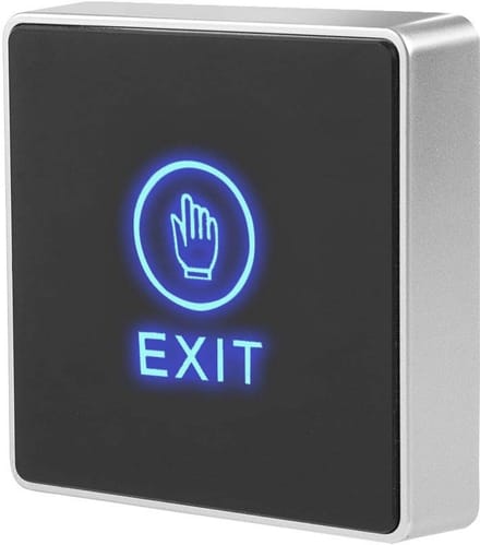 Store_7 - Deur Touch Exit Release Switch - Toegangscontrole - LED Licht - Blauw - Handige Drukknop - Ideaal voor Deuren - 12V DC