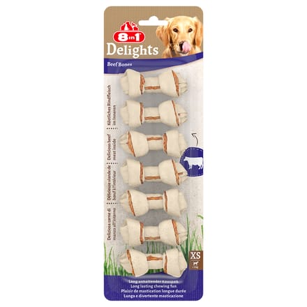 8in1 Delights Kauwbotten Rund - 84 g (7 stuks)
