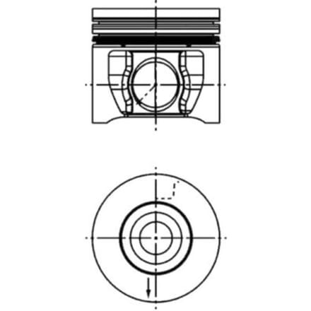 Zuiger KOLBENSCHMIDT 40 830 620