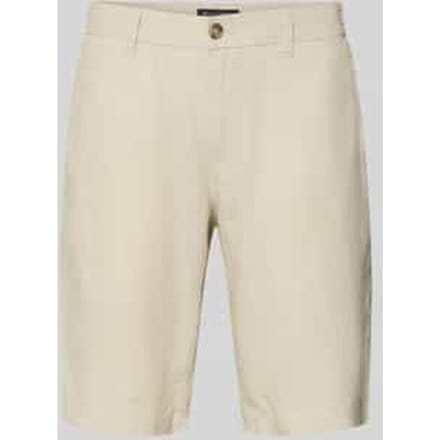 regular fit short van puur linnen model 'RESO JOGGER'