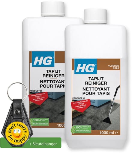 HG Tapijt reiniger- 2 stuks - inclusief sleutelhanger