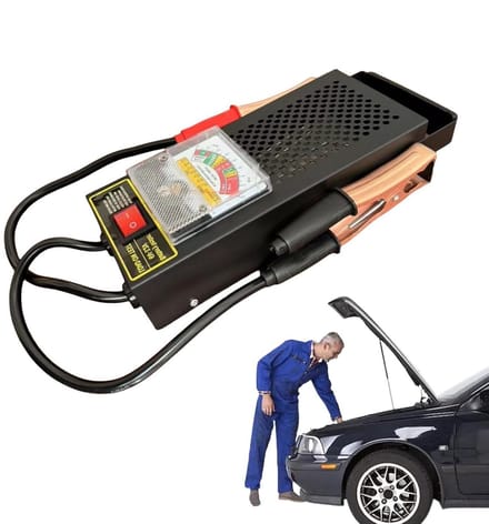 Accutester - Batterijtester - Voertuigonderhoud - Efficiënte spanningsbewaking - 12V Systemen - Zwart
