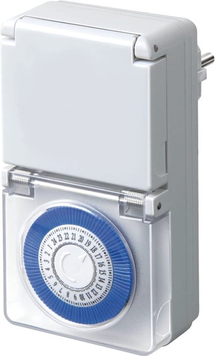 Brennenstuhl 1506170 Stopcontact-schakelklok Analoog Dagprogramma 3500 W IP44