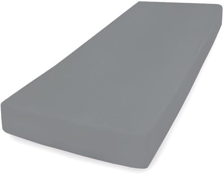 Jersey hoeslaken met elastiek 220x200 donkergrijs Premium