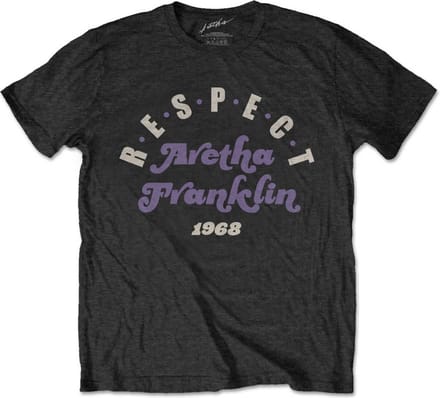 Aretha Franklin - Respect Heren T-shirt - L - Zwart