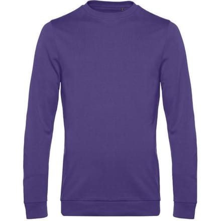 B&C Heren in sweatshirt (Stralend paars)