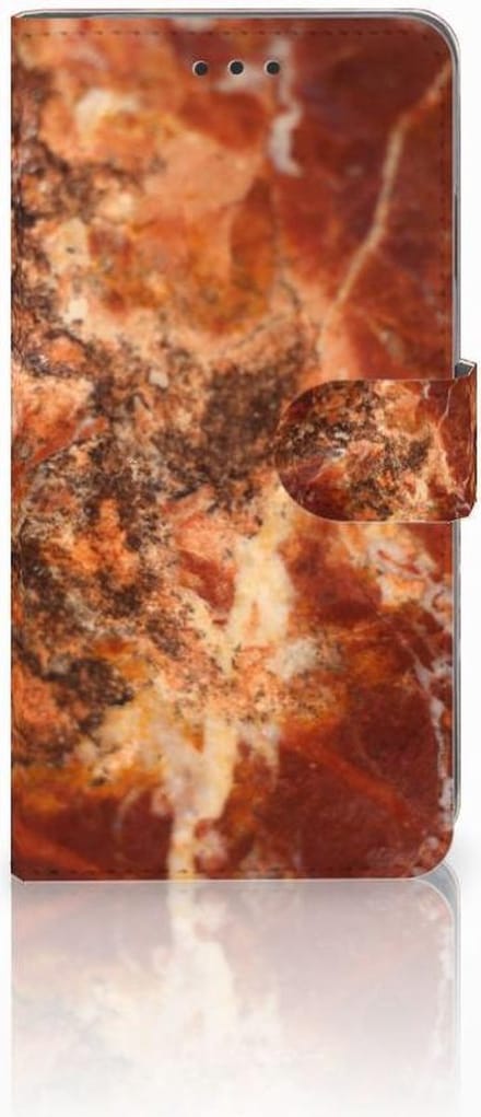 Apple iPhone Xs Max Bookcase Marmer Bruin