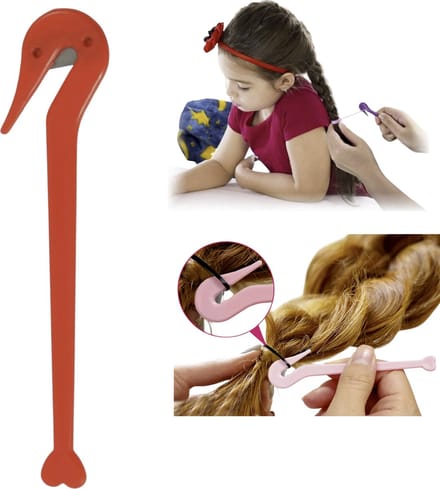Cabantis® Elastiekmesje - Elastiekjes - Haarelastiekjes - 1x Rood