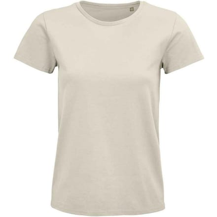 SOLS Dames/Dames Pioneer Organic T-shirt (Natuurlijk)