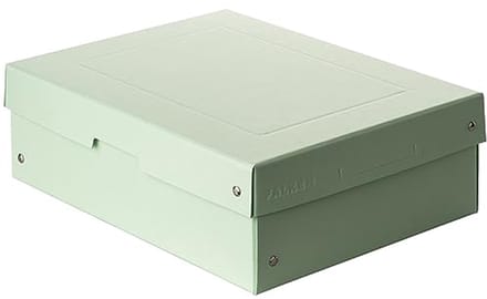 Opbergdoos met Deksel - 100 mm Hoog - Groen - Multifunctionele Kartonnen Doos