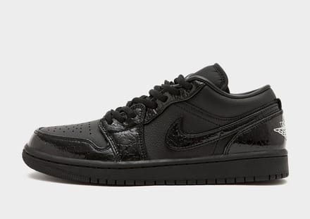 Jordan Air 1 Low Dames - Zwart- Dames, Zwart 37.5