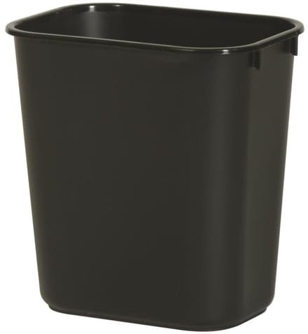 Papiermand - Afvalbak - Algemeen Afval - Lichtgewicht Constructie - 26.6 Liter - Zwart