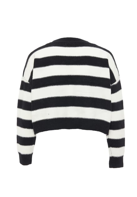 Faina Jumper Dames zwart en wit