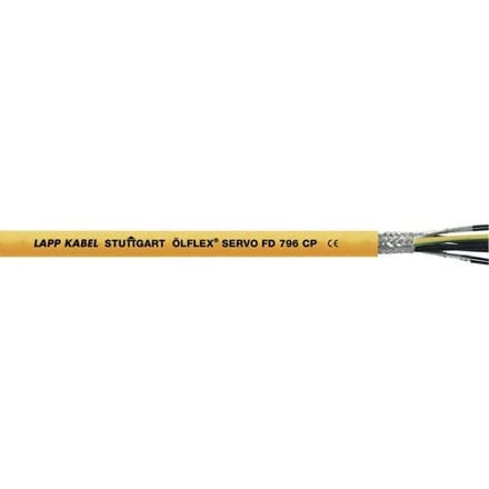 LAPP ÖLFLEX® SERVO FD 796 CP Servokabel 4 G 25 mm² + 4 x 1.50 mm² Oranje 27975/500 500 m
