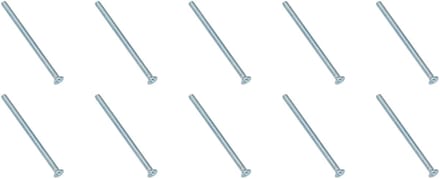 10X Metaalschroeven Verz. P.Verz.Kop M3x60