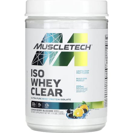 Iso Whey Clear - 503 g - Lemon Berry Blizzard
