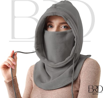 BRD® Fleece Balaclava Grijs - Gezichts- en Nekwarmer - Unisex One Size