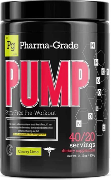 Pharma Grade - PUMP - 400g - Cherry Lime - preworkout - pre workout - fitness - krachttraining