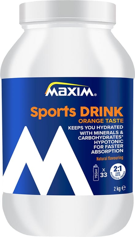 Maxim Sportdrank - Verfrissende Sinaasappel 2000 gr
