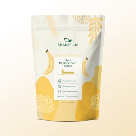 Shakeplus Maaltijdvervanger Shake - Afvallen met Shakes - 14 Shakes - Banaan