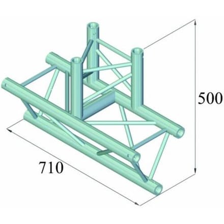 Alutruss 6082AT-38 T-Stuk