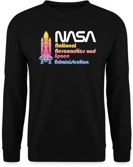 NASA National Aeronautics And Space Administration Sweater Heren