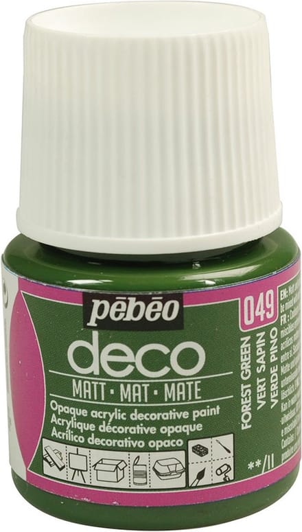 Verf dennengroen - acryl mat - 45 ml - Pébéo