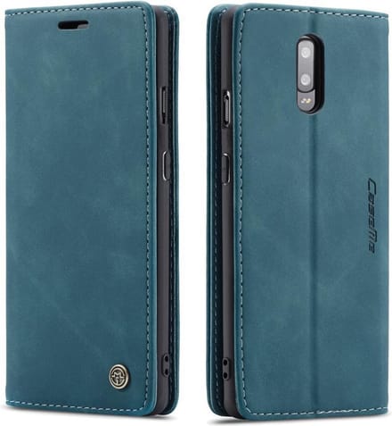 CaseMe Book Case - Geschikt voor OnePlus 7 Hoesje - Blauw