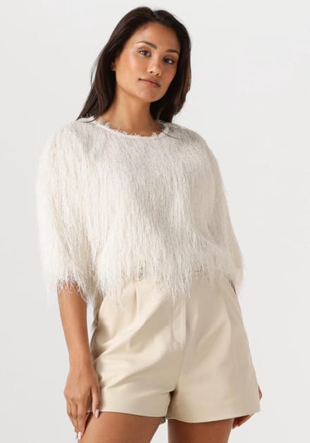 Copenhagen Muse Cmfallon-tee Tops & T-shirts Dames - Ecru - Maat M