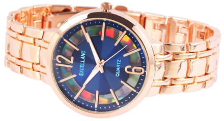 EXCELLANC dameshorloge metaal EX0488 Excellanc dameshorloge met metalen band