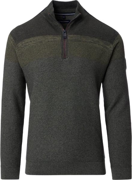Casa Moda Expedition Heren Trui Met Opstaande Kraag - M