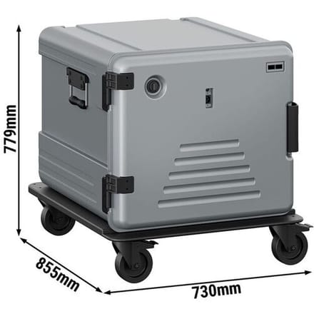 GGM Gastro Thermobox - Frontlader - 180 Liter - beheizt - für 12x GN 2/1