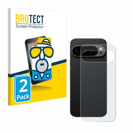 BROTECT - Screenprotector voor Google Pixel 9 Pro (Achterkant) - Folie Beschermfolie matte 2 Stuks