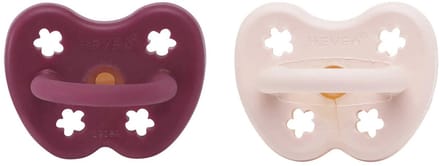 Two-Pack Orthodontic Teat 3-36 Months (Powder Pink & Rosewood)