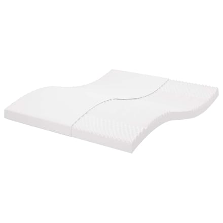 vidaXL - Schuimmatras - 7 - zones - hardheid - 20 - ILD - 200x210 - cm - wit