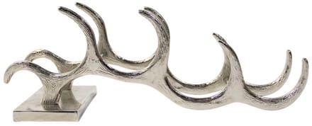 Wijnrek zilver 18x52x12cm