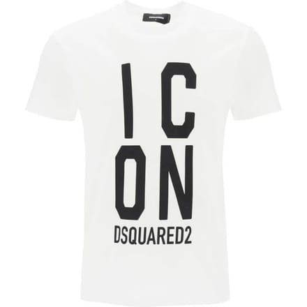 Dsquared2 Bold Icon Logo Cool Fit White T-Shirt