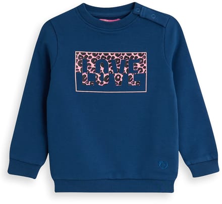 4PRESIDENT Sweater meisjes - Blue - Maat 110 - Meisjes trui