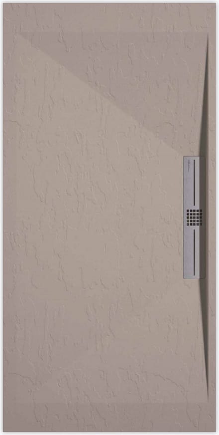 Sanifun douchebak Stone Side Sand Slate 1000 x 900 S