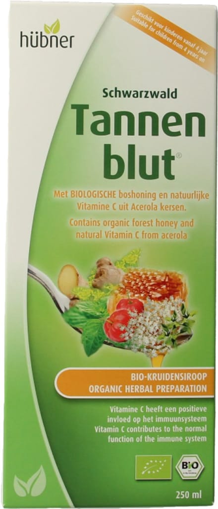 Hubner Tannenblut kruidensiroop bio 250 Milliliter