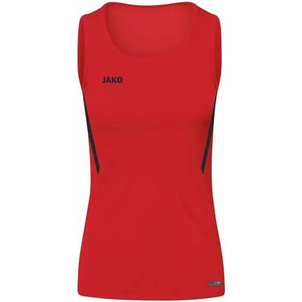 Jako Challenge Tanktop Kinderen - Zwart / Rood | Maat: 152