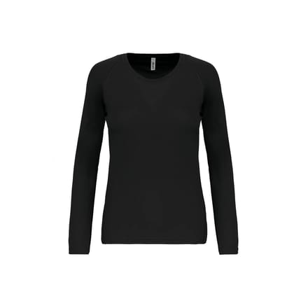 PROACT® Damessportshirt Lange Mouwen PA444 - Black - S