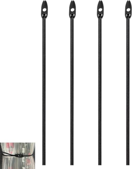 Bagage Spanbanden - Elastische Koorden - Bagage Vervoeren - Verstelbare Lengte - 50-100 cm - Zwart