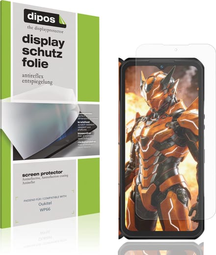 dipos – 4x Matte Beschermfolie geschikt voor Oukitel WP66 | Krasbestendige & antireflecterende Screenprotector Ultra-Thin