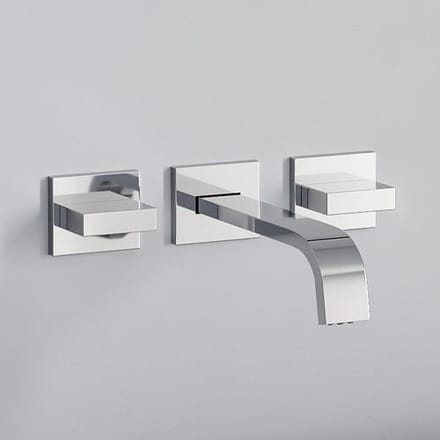 Steinkamp Lifestyle 3-hole concealed washbasin mixer incl. base body 61019CRST