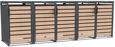 Westmann - WMJGBC212-5 - Afvalemmerbak Lacina | 5x 240 L