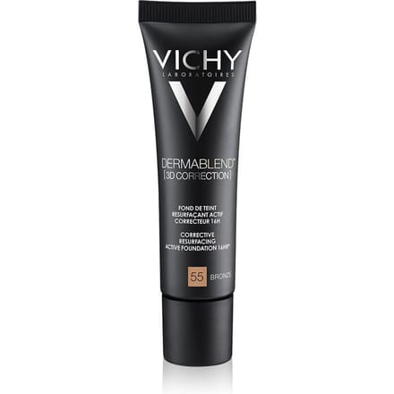 Vichy Dermablend™ 3D Correction Corrective Resurfacing Active Foundation 16hr 55 Bronze | Voor een vette en onzuivere huid 30 Make-up